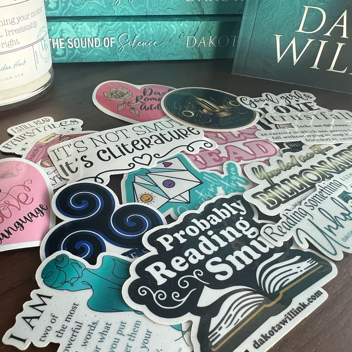Romance Reader 10-Sticker Pack