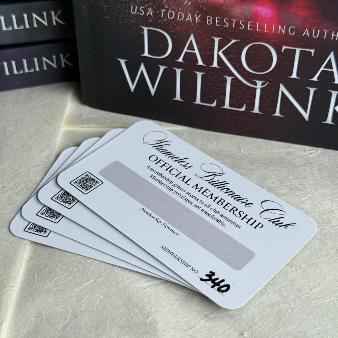 Shameless Billionaire Club Membership Card