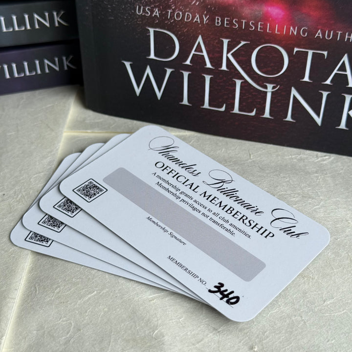 Shameless Billionaire Club Membership Card