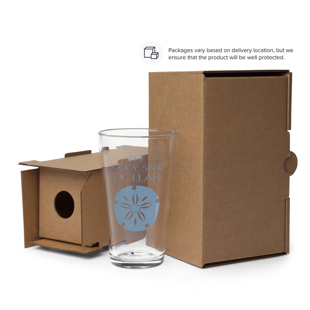 The Soggy Sand Dollar Shaker Pint Glass