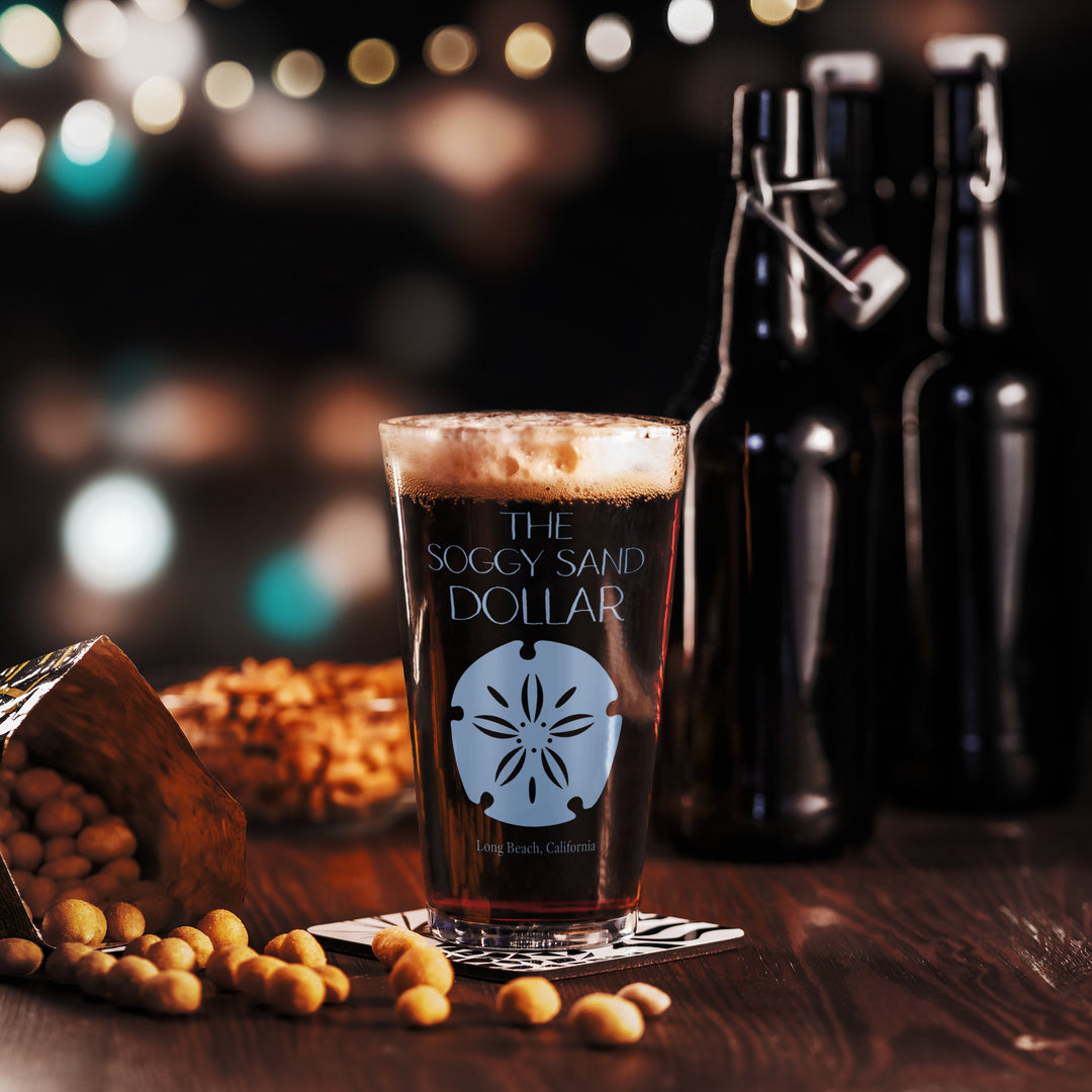 The Soggy Sand Dollar Shaker Pint Glass