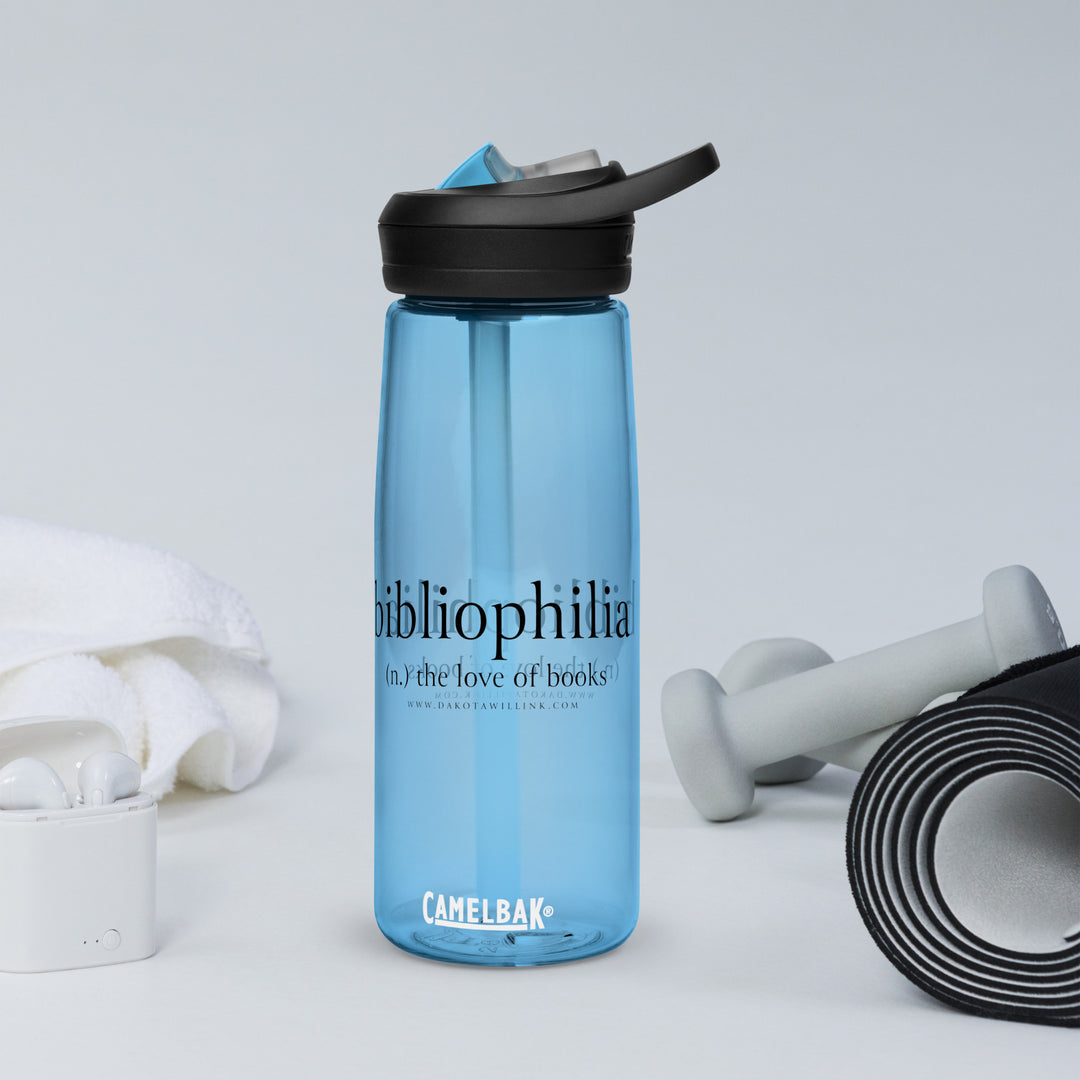 Bibliophilia Sports Water Bottle