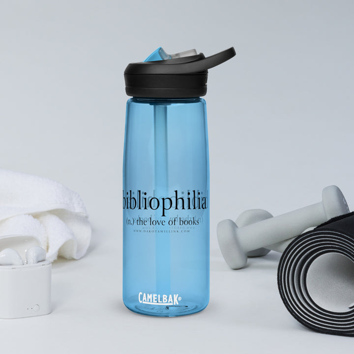 Bibliophilia Sports Water Bottle