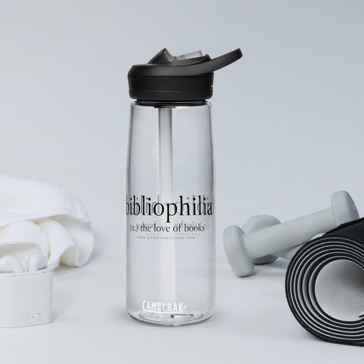 Bibliophilia Sports Water Bottle