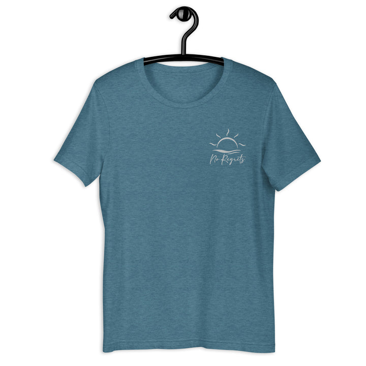 No Regrets Embroidered Unisex T-shirt