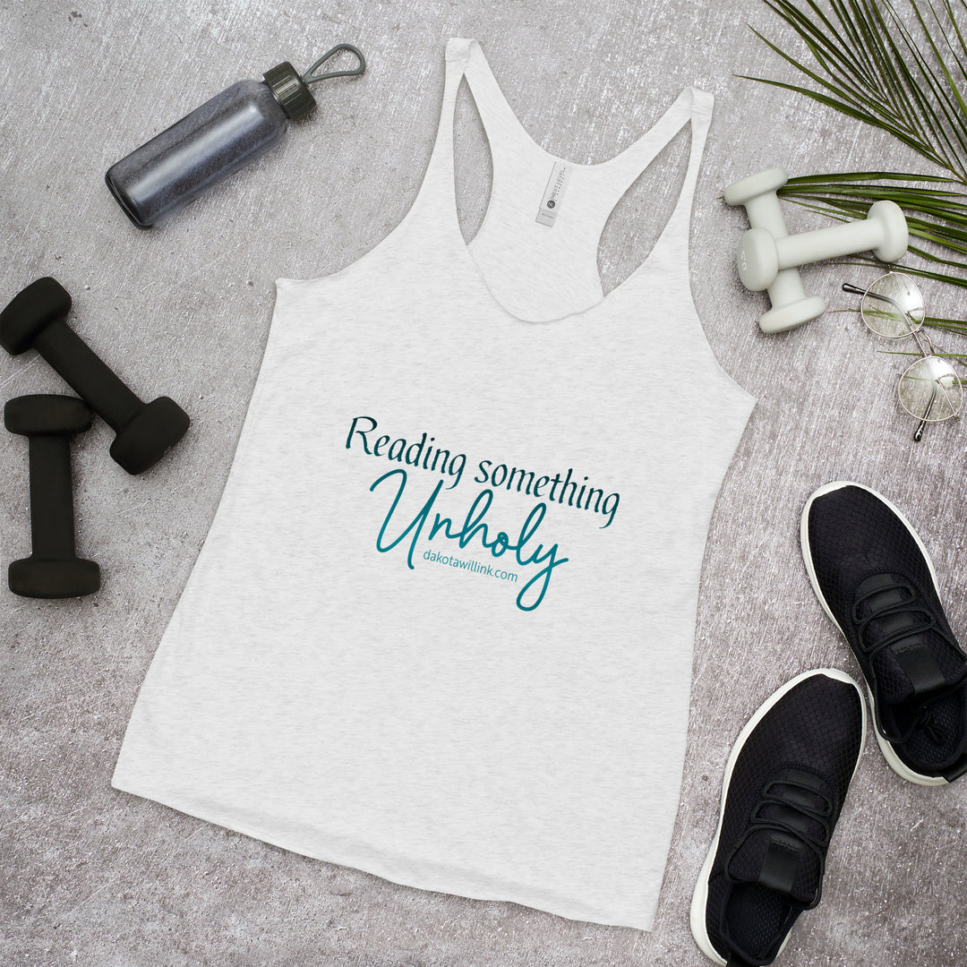 Reading Something Unholy Women's Racerback Tank
