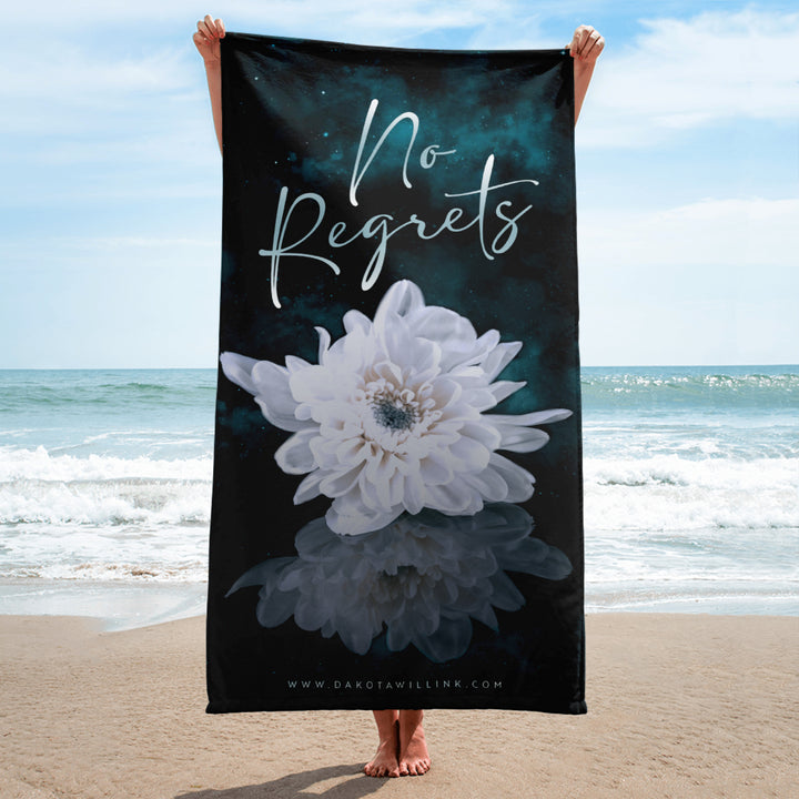 No Regrets Beach Towel